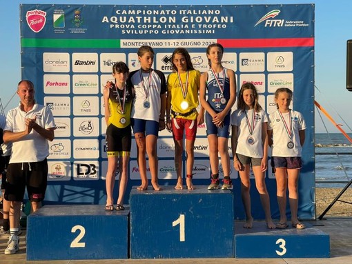 Doria Nuoto Loano: non mancano podi e medaglie ai Campionati Italiani Aquathlon