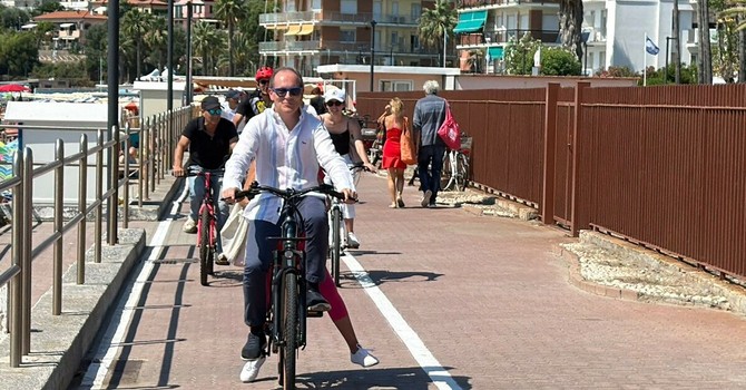 Outdoor | Andora, aperto un nuovo tratto della pista ciclabile