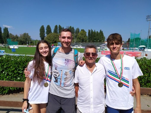 Atletica: Anabel Vitale e Marco Zunino d'oro ai campionati italiani Allievi
