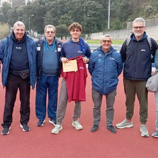Atletica Arcobaleno | Continuano i riconoscimenti, Marco Zunino premiato a Varazze