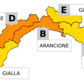 Maltempo, modificata l'allerta: diventa arancione nel centro-levante savonese e in Val Bormida
