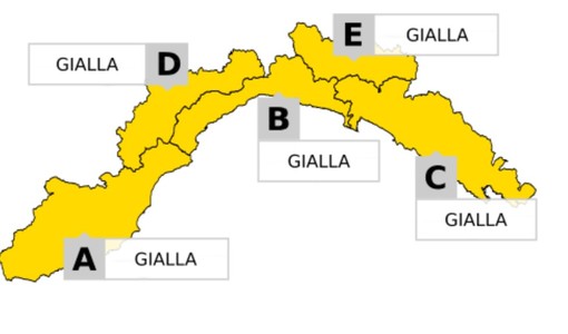 La perturbazione cambia la sua &quot;rotta&quot;: allerta meteo gialla prolungata su tutta la regione