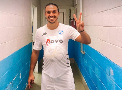 Alessandro Greco, attaccante dell'Andora Alessandro Greco, attaccante dell'Andora