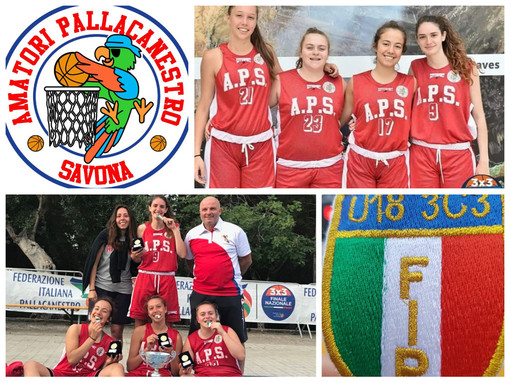 Basket 3x3 femminile: ll'under 18 dell'Amatori Pallacanestro Savona è Campione d'Italia!