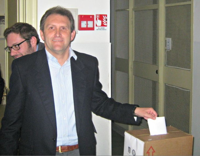 Il presidente della sezione AIA di Albenga, Gianluca Panizza