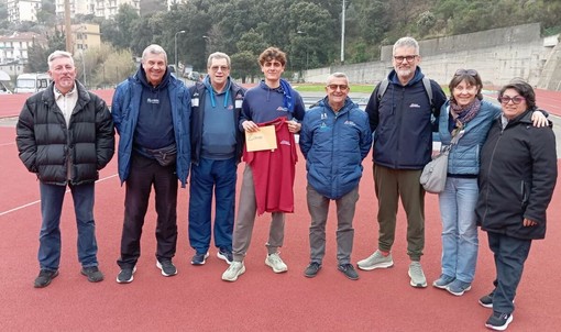 Atletica Arcobaleno | Continuano i riconoscimenti, Marco Zunino premiato a Varazze