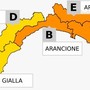 Meteo in peggioramento,  venerdì 21 agosto, l'allerta diventa arancione nel levante savonese