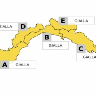 Allerta Meteo | Temporali in Liguria, livello giallo  fino alle 21 su tutta la regione