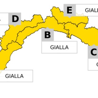 Allerta meteo: livello giallo sulla Liguria da domani mattina, confermate le partite domenicali