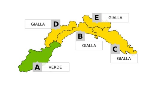 Allerta Meteo. Si prolunga il livello giallo Allerta Meteo. Si prolunga il livello giallo