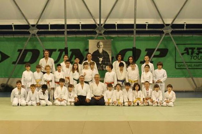 Aikido: stage degli esami per i bambini di Finale, Tovo e Villanova