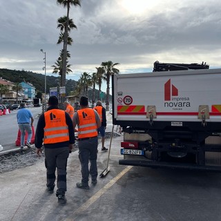 Giro d'Italia ad Andora: terminati i lavori di messa in sicurezza dell'arrivo di tappa