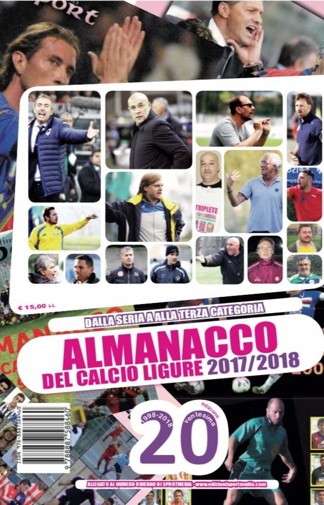 Calcio: oggi pomeriggio a Genova la presentazione dell'Almanacco del Calcio Ligure, tanti i protagonisti savonesi premiati