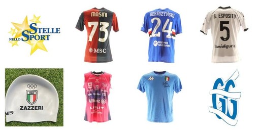 Asta delle Stelle: Masini, “Bere”, Esposito, la schiacciatrice Sylla e il nuotatore Zazzeri per la Gigi Ghirotti Asta delle Stelle: Masini, “Bere”, Esposito, la schiacciatrice Sylla e il nuotatore Zazzeri per la Gigi Ghirotti