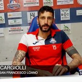 Calcio, San Francesco Loano. Che impatto per Cargiolli, subito una doppietta: "Una grande accoglienza, andiamo avanti cosi!" (VIDEO)