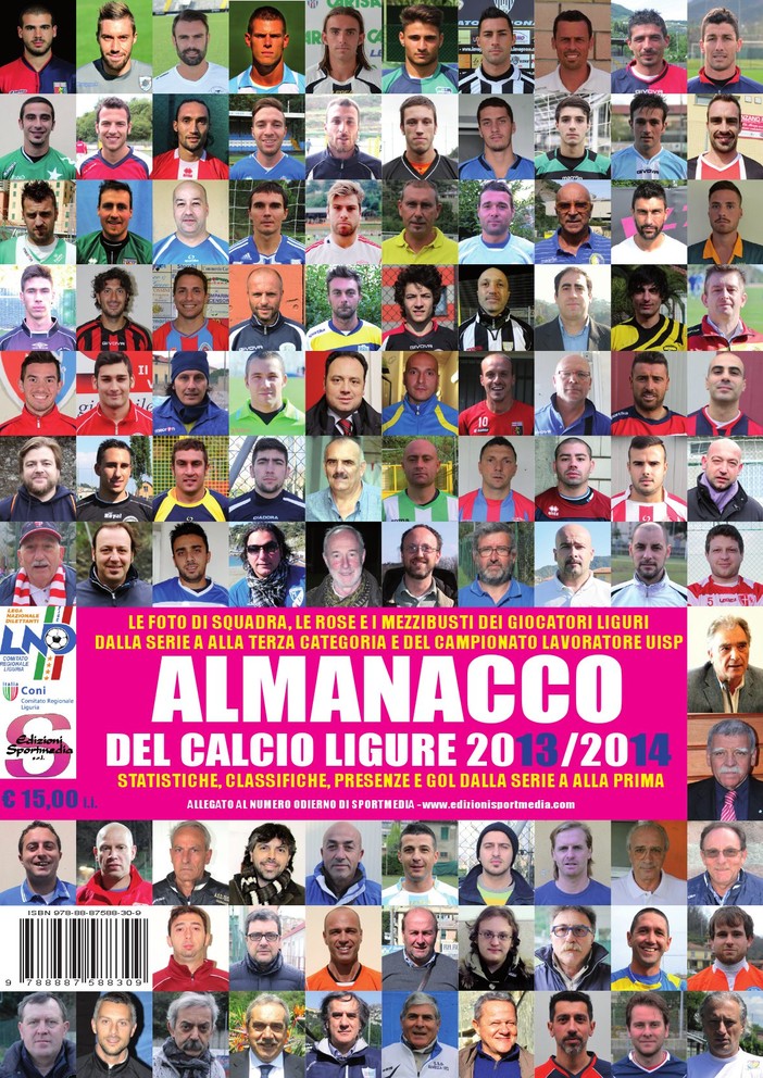 Almanacco del Calcio Ligure: Sportmedia presenta la sedicesima edizione
