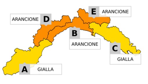 Allerta Meteo: temporali in arrivo, scattano i livelli giallo e arancione nel savonese Allerta Meteo: temporali in arrivo, scattano i livelli giallo e arancione nel savonese