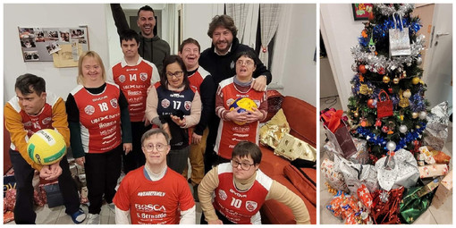 Tornano "a casa" i ragazzi dell'ADSO, sotto una pioggia di regali. Con una sorpresa dal volley di Serie A1 Tornano "a casa" i ragazzi dell'ADSO, sotto una pioggia di regali. Con una sorpresa dal volley di Serie A1