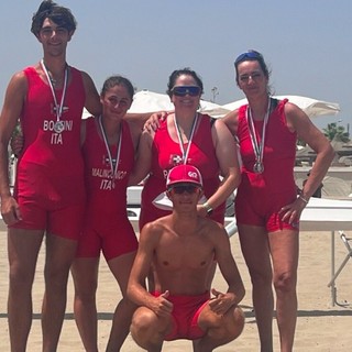 Beach Sprint | LNI Savona protagonista: tre argenti ai Campionati Italiani