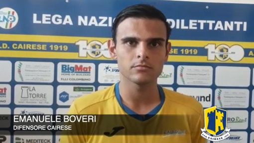 Emanuele Boveri, difensore della Cairese