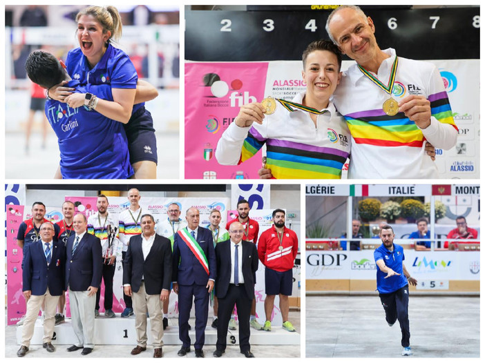 Bocce. Triplo titolo iridato per l'Italia ad Alassio, si chiude una rassegna iridata da ricordare Bocce. Triplo titolo iridato per l'Italia ad Alassio, si chiude una rassegna iridata da ricordare