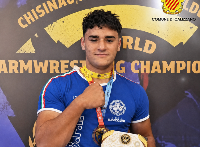 Guglielmo Ighina campione d’Europa: Calizzano festeggia il suo gigante dal "braccio di ferro"