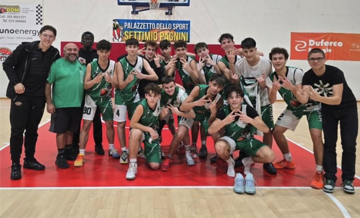 Basket, U17 Gold Maschile: la Cestistica Savonese cala il bis! Battuti i Seagulls Genova Academy 75-67