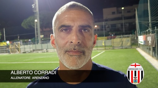 Calcio, Arenzano. Crociati già brillanti alla prima ufficiale. Corradi: "Grande fiducia in questi ragazzi. Calcagno? Deve giocare e divertirsi" (VIDEO)