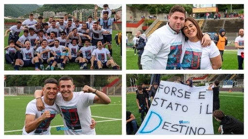 Calcio. Celle Varazze in Serie D. Le prime foto della festa alla Sciorba