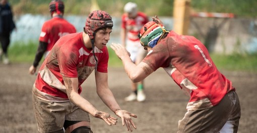 i ragazzi dell'Under 16 del Cus Genova (foto Trucco)