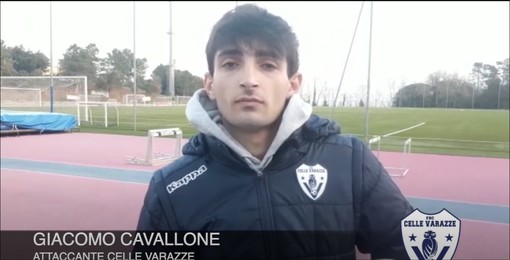 Calcio, Celle Varazze. Tre gol e pallone a casa per Jack Cavallone: "Bravi a rimanere concentrati fino alla nostra prima rete" (VIDEO) Calcio, Celle Varazze. Tre gol e pallone a casa per Jack Cavallone: "Bravi a rimanere concentrati fino alla nostra prima rete" (VIDEO)
