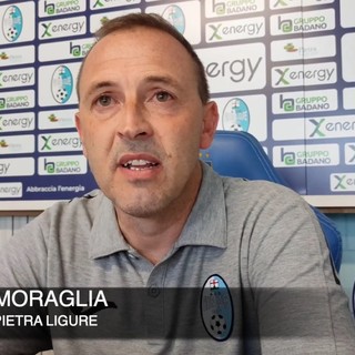 Calcio | Pietra Ligure. Moraglia parte col 2-0 all'Arenzano: "Partiti contratti, ma ho trovato una squadra maturata"