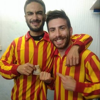 Andrea Minuto e Alessandro Santanelli, autore dell'ennesima doppietta