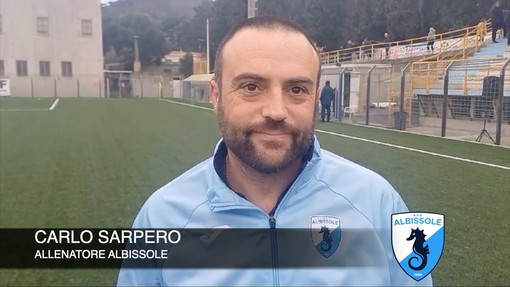 Calcio, Albissole. I cinque gol al Borgio non scompongono Sarpero: &quot;La squadra gioca e si diverte, ma il campionato è ancora tutto da decidere&quot; (VIDEO)