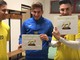 Saviozzi e Magnani insieme al portiere Gianrossi