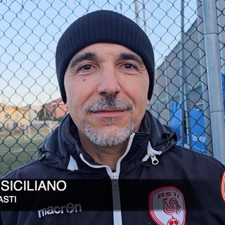 Calcio, Asti. Sospiro di sollievo per mister Siciliano ad Albenga: "Frenesia ed errori, ma questi sono tre punti fondamentali" (VIDEO)
