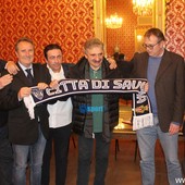 Calcio. Il Comune di Savona premia Ermanno Frumento: "Ho dato l'anima per i colori biancoblu" (FOTO E VIDEO) Calcio. Il Comune di Savona premia Ermanno Frumento: "Ho dato l'anima per i colori biancoblu" (FOTO E VIDEO)
