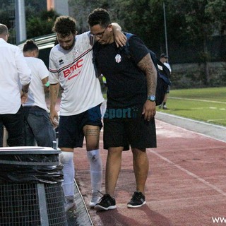 Calcio, Savona. Da monitorare le condizioni di Spaltro dopo l'amichevole con il Finale