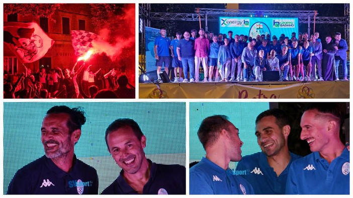 Calcio, Pietra Ligure. Tutti gli scatti della Notte Biancoceleste (FOTOGALLERY)