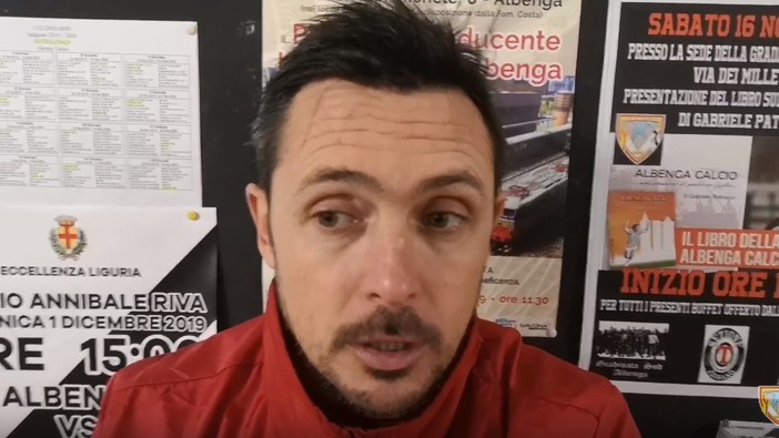 Calcio, Albenga. Solari annuncia l'arrivo di Castagna: &quot;Lenny giocatore importante, con l'Alassio una partita fatta bene&quot; (VIDEO)