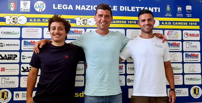 Calcio, Cairese. Ufficiali Alessi e Bresci nello staff tecnico, Michele Battistel nuovo match analyst Calcio, Cairese. Ufficiali Alessi e Bresci nello staff tecnico, Michele Battistel nuovo match analyst