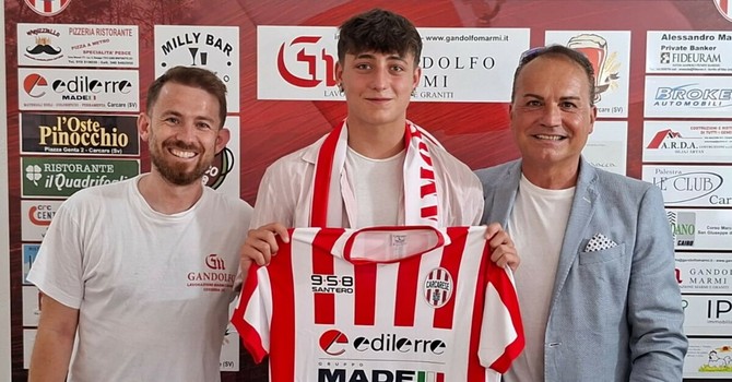 Calciomercato | Dal Vado l'under Piazza per il centrocampo della Carcarese Calciomercato | Dal Vado l'under Piazza per il centrocampo della Carcarese