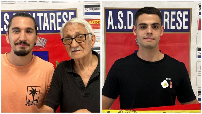 Calciomercato. L'Altarese amplia ancora il suo organico con Matteo Briano e Davide De Madre Calciomercato. L'Altarese amplia ancora il suo organico con Matteo Briano e Davide De Madre