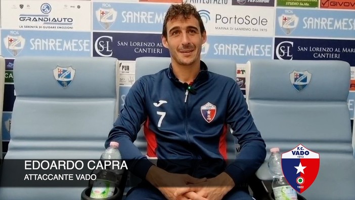 Vado. Capra si tiene stretto l' 1-1 di Sanremo: "Gara equilibrata, importante muovere la classifica"