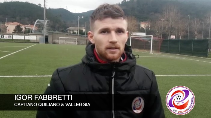 Calcio, Quiliano &amp; Valleggia. Capitan Fabbretti tra Savona e Pra: "Ci è mancato il gol per vincere, domenica prossima ci giocheremo la nostra partita" (VIDEO)