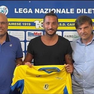 Calcio, Cairese. Ecco Samuele Sassari. Il benvenuto del presidente Boveri: "Ragazzo eccezionale, ci porterà esperienza"