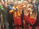 FOTONOTIZIA: Il Celle festeggia negli spogliatoi dopo la vittoria contro la San Stevese