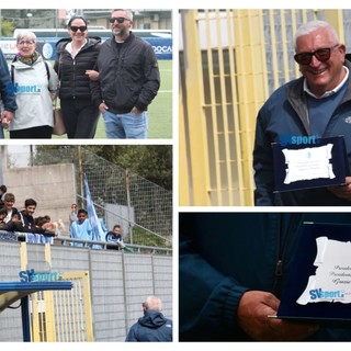 Calcio, Pietra Ligure. Si chiude l'era Faggiano e il Devincenzi celebra il presidente biancoceleste (FOTOGALLERY) Calcio, Pietra Ligure. Si chiude l'era Faggiano e il Devincenzi celebra il presidente biancoceleste (FOTOGALLERY)