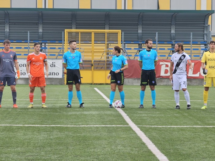 Calcio, Serie D. Albenga di lotta e governo, gli ingauni stoppano l'Alcione sull'1-1 Calcio, Serie D. Albenga di lotta e governo, gli ingauni stoppano l'Alcione sull'1-1