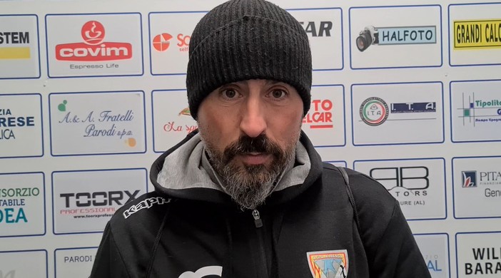 Calcio, Albenga. Grandoni vuole girare subito pagina: "Resettiamo, oggi i ragazzi hanno dato il massimo" (VIDEO)